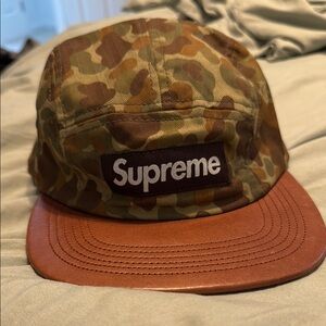 Supreme Brown Camouflage Hat